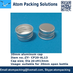 aluminum lid 20 mm