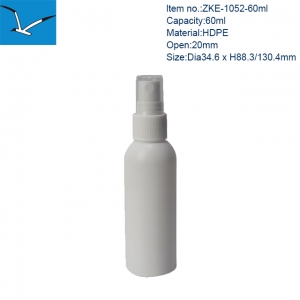 2oz 60ml HDPE Spray bottle