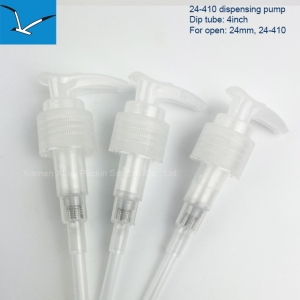 clear 24/410 0.06oz Dispensing Pumps 4 dip tube
