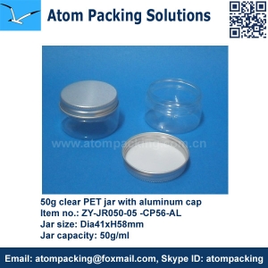 Clear PET jar