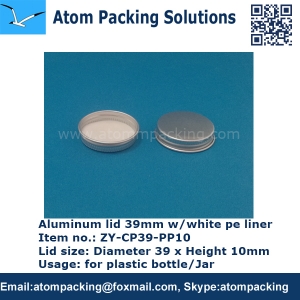 aluminum lid 39 mm