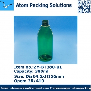 380ml plastic bottle