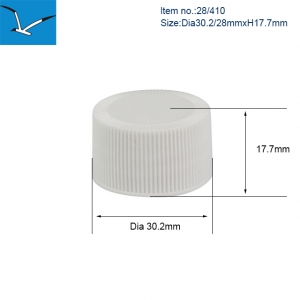 28-410 ribbed screw cap