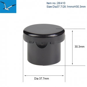 28-410 flip top cap