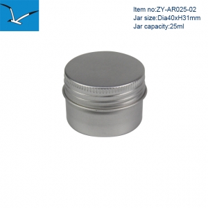 25g aluminum jar