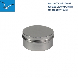 100g aluminum jar
