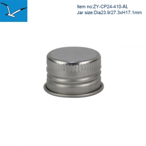 24/410 aluminum cap