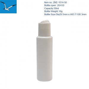 50ml HDPE bottle disc cap