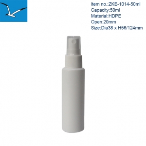 50ml taller hdpe spray bottle