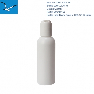 2.1oz 60ml HDPE bottle
