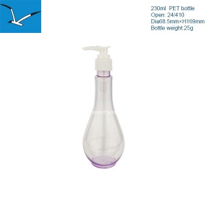 230ml unique spray lotion bottle