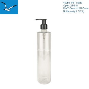 400ml  flat shoulder lotion bottle