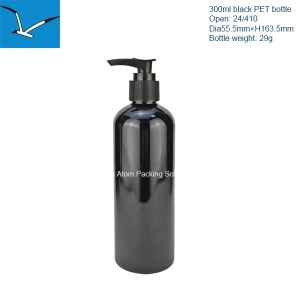 300ml plastic round shoulder bottle