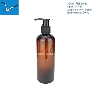350ml plastic round shoulder bottle
