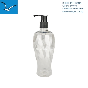 330ml unique luxury lotion bottle