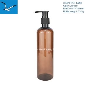 310ml plastic round shoulder bottle