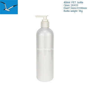 400ml plastic round shoulder bottle