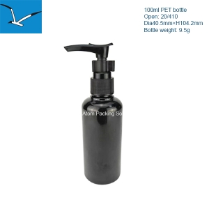 100ml PET round shoulder bottle