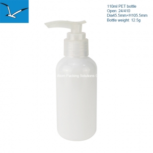 110 ml PET lotion bottle
