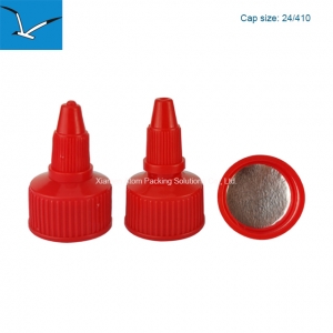 24/410 red ribbed gel cover