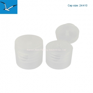 24/410 PP spiral transparent plastic flip cover