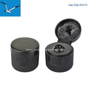 20/410 PP round plastic flip cover