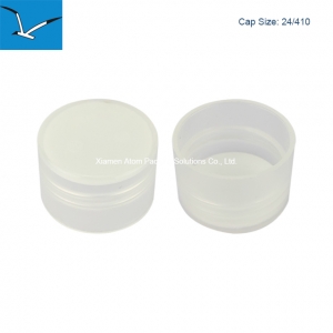 24/410 PP smooth circular plastic screw cap