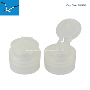28/410 clear spiral circular flip cover