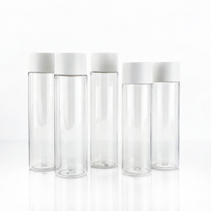 250ml 300ml PET Plastic Cylinder Bottle
