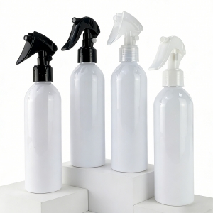 New 240ml 6oz PET Boston Aerosol Plastic Bottle Pump Sprayer Fine Mist Spray Empty Perfume Bottles Sanitizing Cleaning