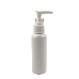 100ml White Round Shape Plastic PET Bottle Lotion Pump Screw Cap Skincare Cream Facial Cleanser Hand Wash Shampoo Packaging