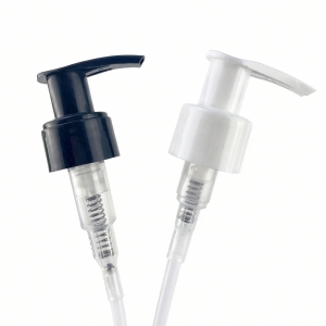 Hot Sale 24/410 Left Right Lock Non-Spill Lotion Pump Black Plastic Clip Screw Hand Shampoo Liquid Soap Bottle Closures Cosmetic