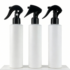 220ml 70z Empty White Matte PE Plastic Mist Fine Spray Bottles Water Trigger Spray Hair Salon Room Freshener Household Cleaning