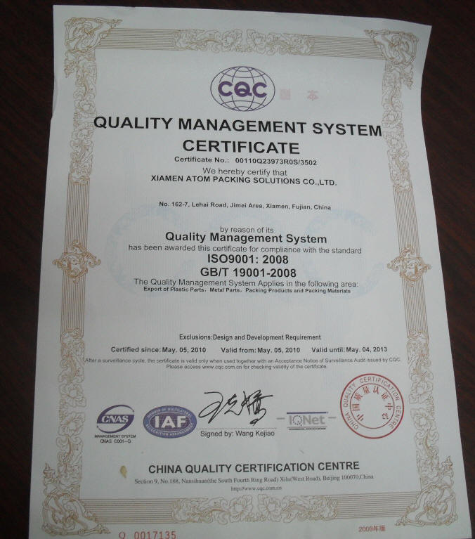 ISO Certification